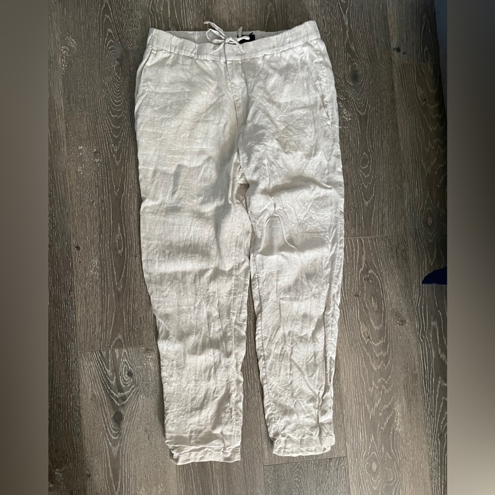 H&M Size 34R Linen Pants